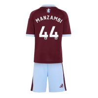Aston Villa Johan Manzambi #44 Hemmatröja Barn 2026-27 Kortärmad (+ Korta byxor)